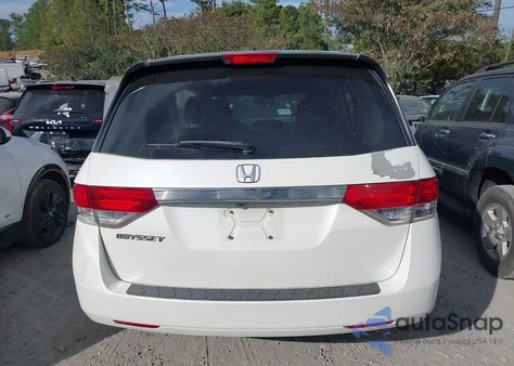 2017 Honda Odyssey Ex-L from USA, damaged, VIN 5FNRL5H61HB007783